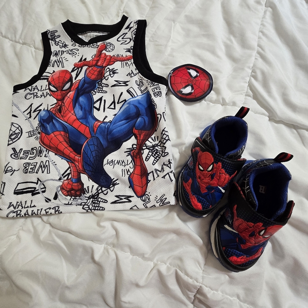 ☆ Spider-Man Tank Top and Sneaker Set Sizes 3T & 4